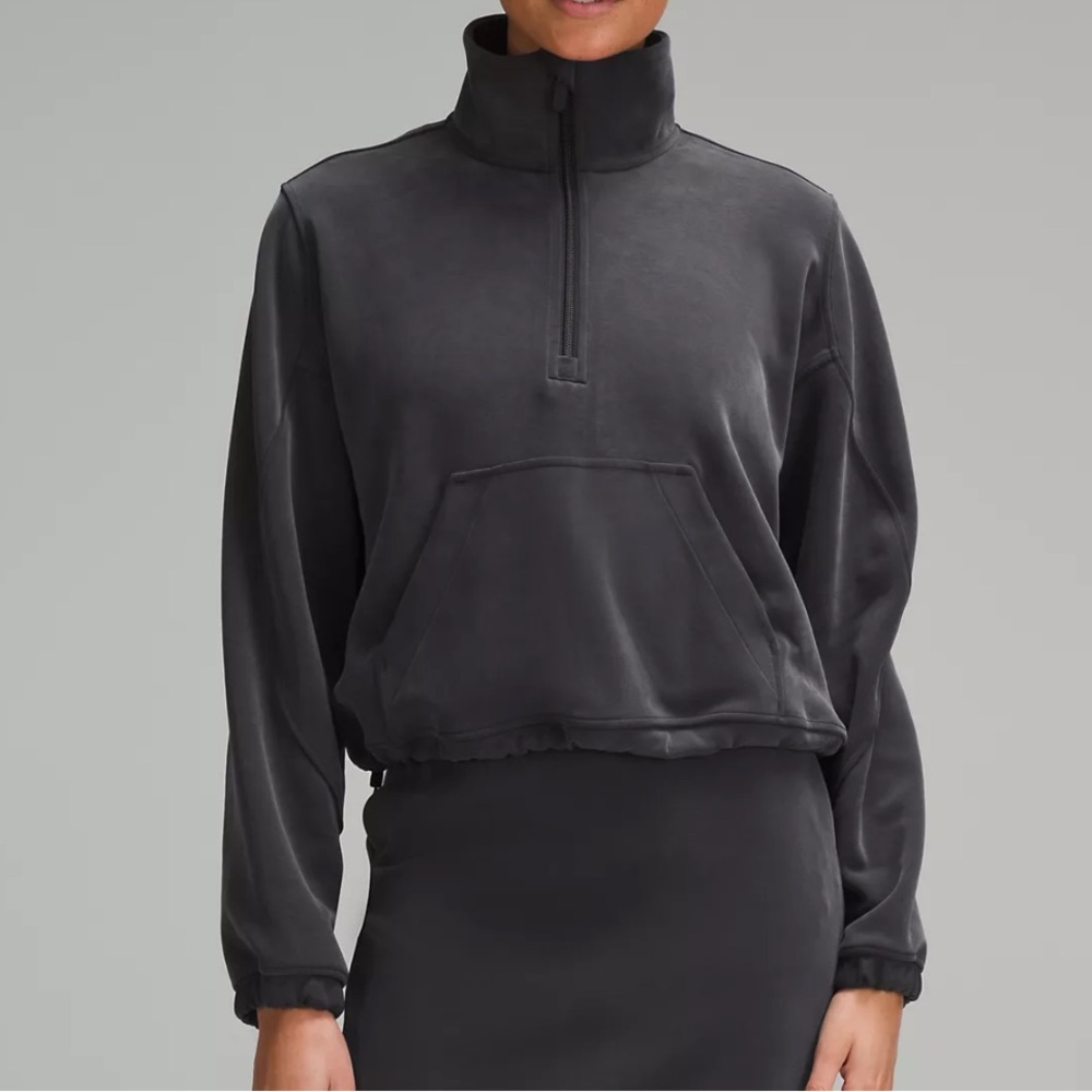 Lululemon Brushed Softstreme Half Zip NTW
